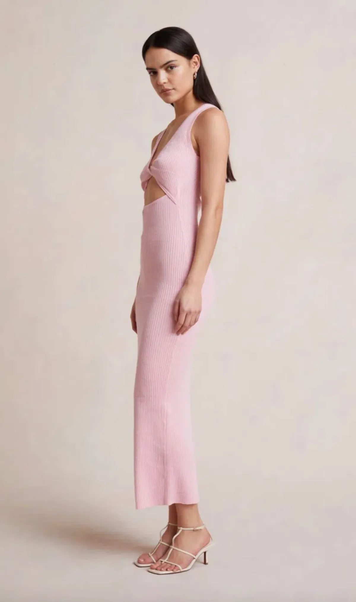 BEC & BRIDGE CANDY PINK RIVIERA MIDI DRESS - SIZE 10 AU/6 US (RRP $260) - Image 3