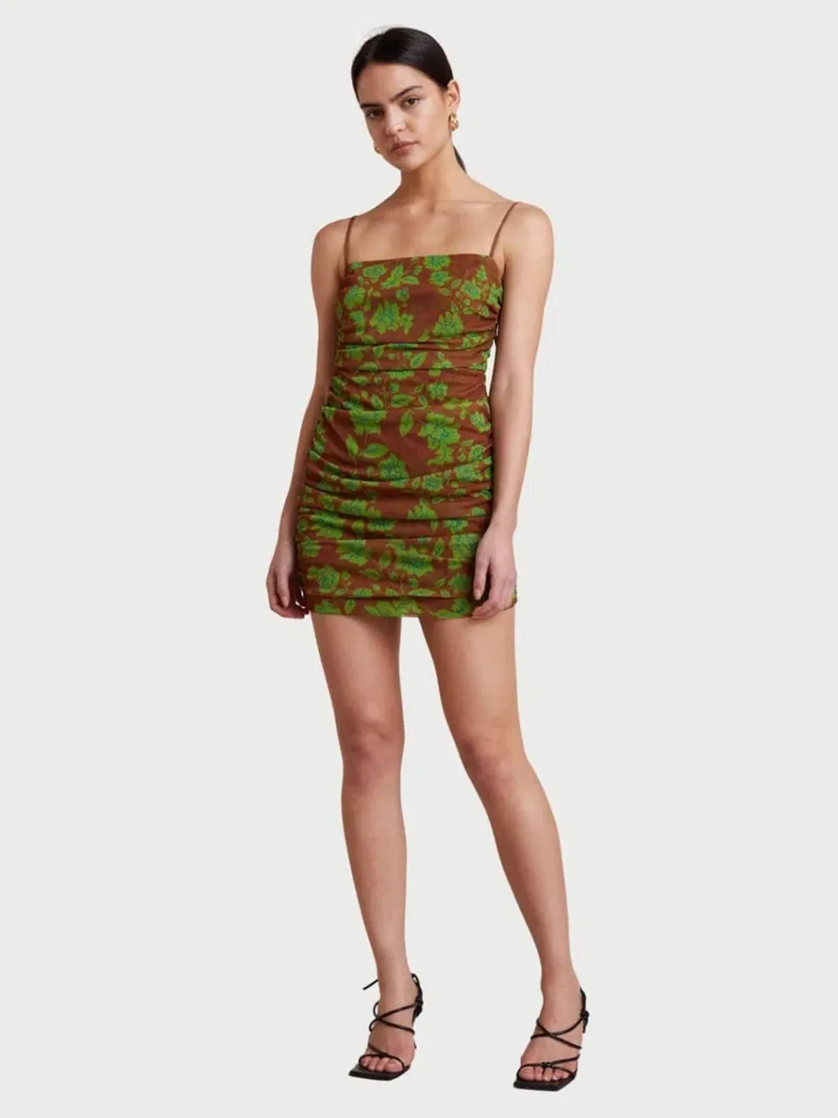 BEC & BRIDGE PRINT BLOSSOM MINI DRESS - SIZE 10 AU/6 US (RRP $280) - Image 1