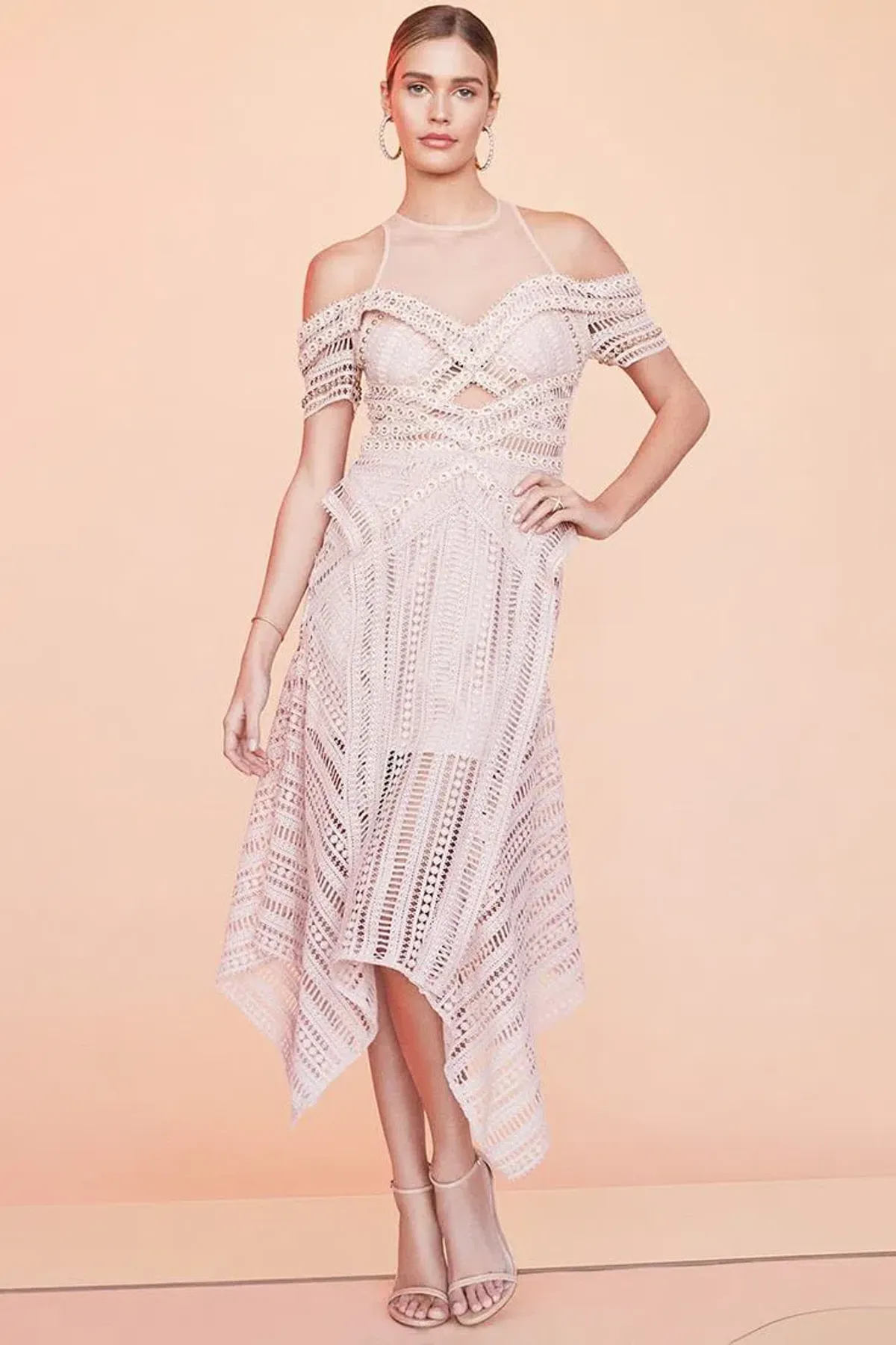 Thurley Sand Dune Dress in Nude Pink Size 10 - Image 1