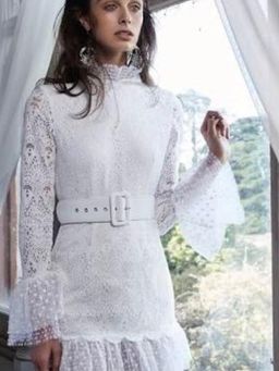 Asilio White Lost in Light dress size 8 for rent on The Volte - image 1