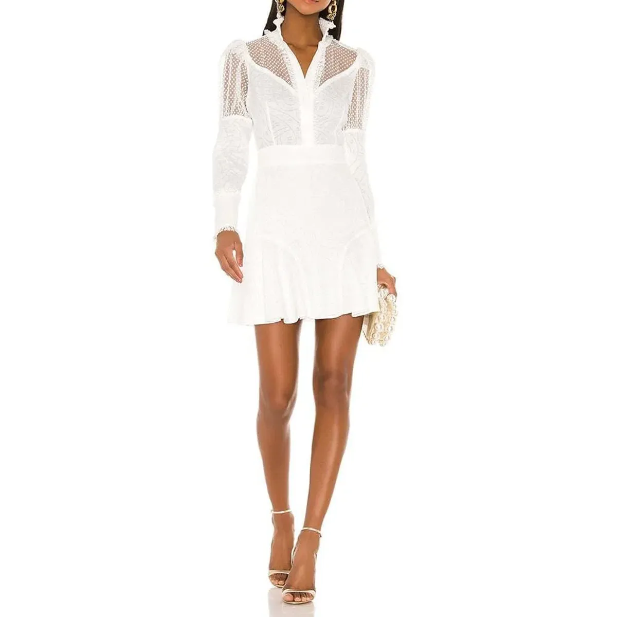 Alexis Madilyn Mini Dress White Size XS  - Image 1
