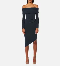 Bec & Bridge Florence Long Sleeve Navy Dress Size 8 for rent on The Volte - image 1