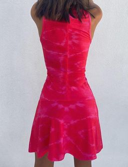 I. AM. GIA Lassona Mini Dress Pink Size 4 for rent on The Volte - image 6