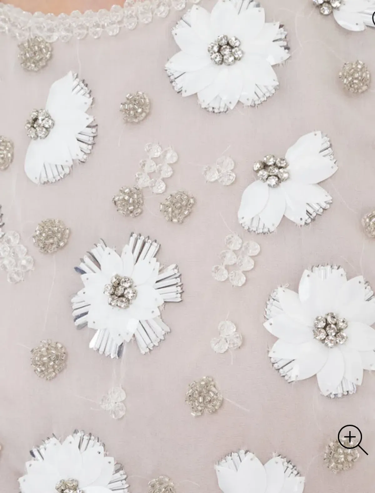 Rachel Gilbert Mave Floral Embroidered Mini Dress White Size 0/AU 6 - Image 4