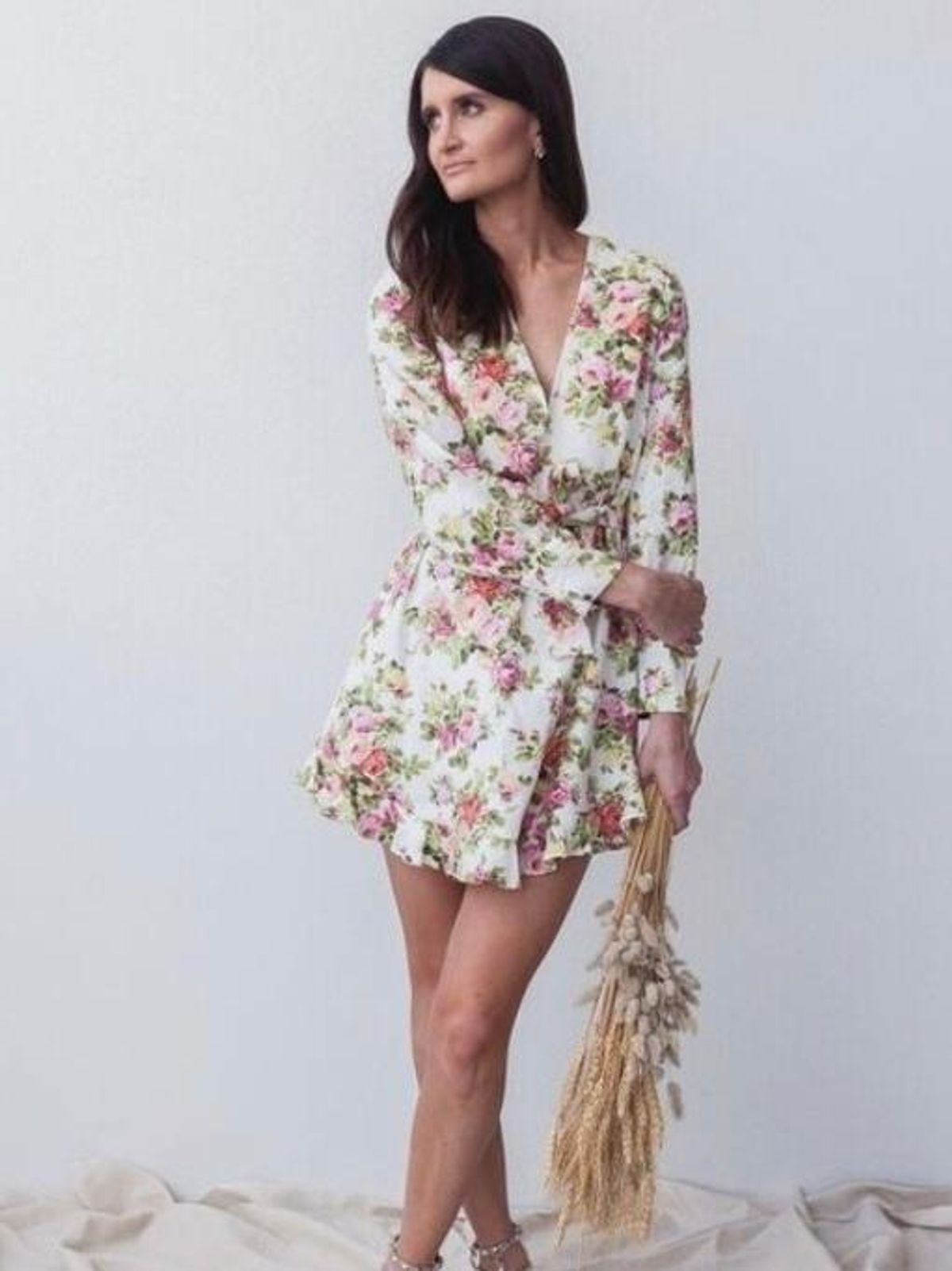 Zimmermann Radiate Flounce Shift Mini Dress Floral Size 1 / Au 10 - Image 2