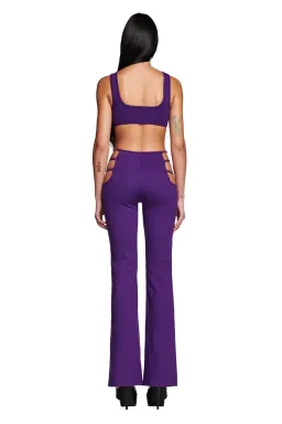 I. AM. GIA Lucid Crop Top & Pants Set Purple Size S/AU 8 for rent on The Volte - image 6