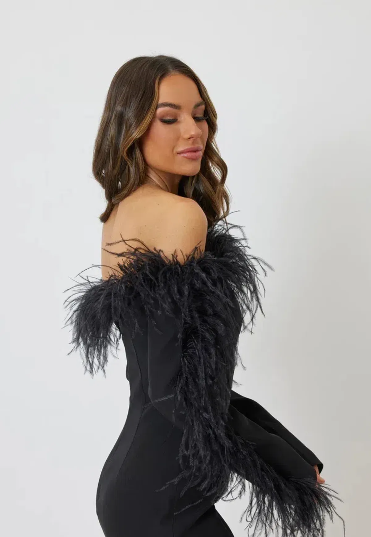 Bianca & Bridgett Katherine Mini Dress Black Size AU 6 - Image 3