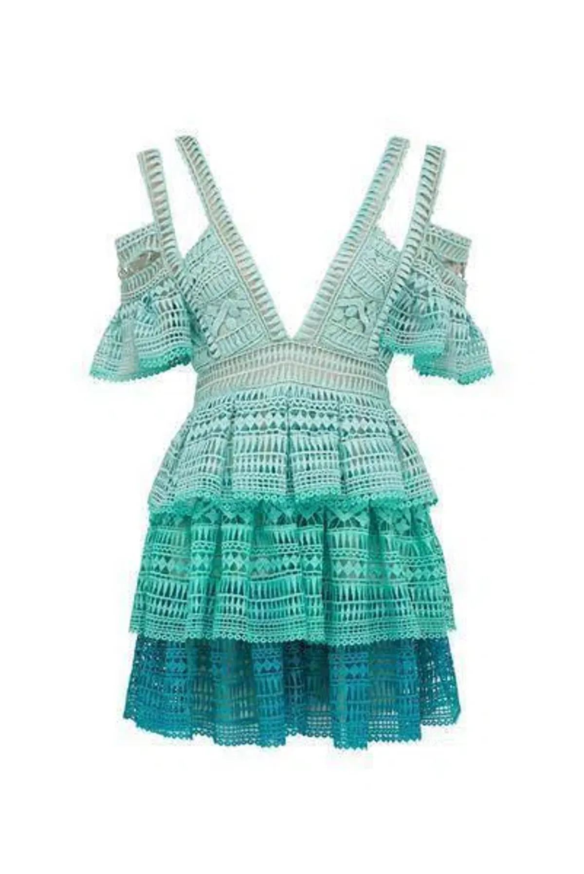 Thurley Wind Chimes Ombré Green Size AU 10 - Image 3