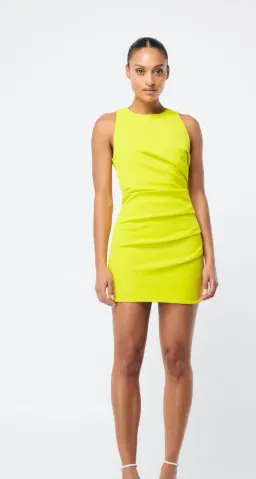 Mossman Unveil Mini Dress Citrus Size AU 10 for rent on The Volte - image 2