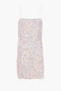 Retrofete Sequined Crepe Mini Dress Multi Size 8 for rent on The Volte - image 3