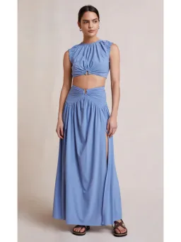 Bec & Bridge Minx Top and Maxi Skirt Set Blue Size AU 6 for rent on The Volte - image 1