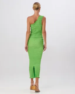 L'Idee Gigi Smocking Gown Neon Lime Green Size AU 8 for rent on The Volte - image 2