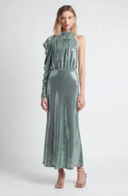 Sheike Hollywood Sequin Dress Green Size AU 8 for rent on The Volte - image 1