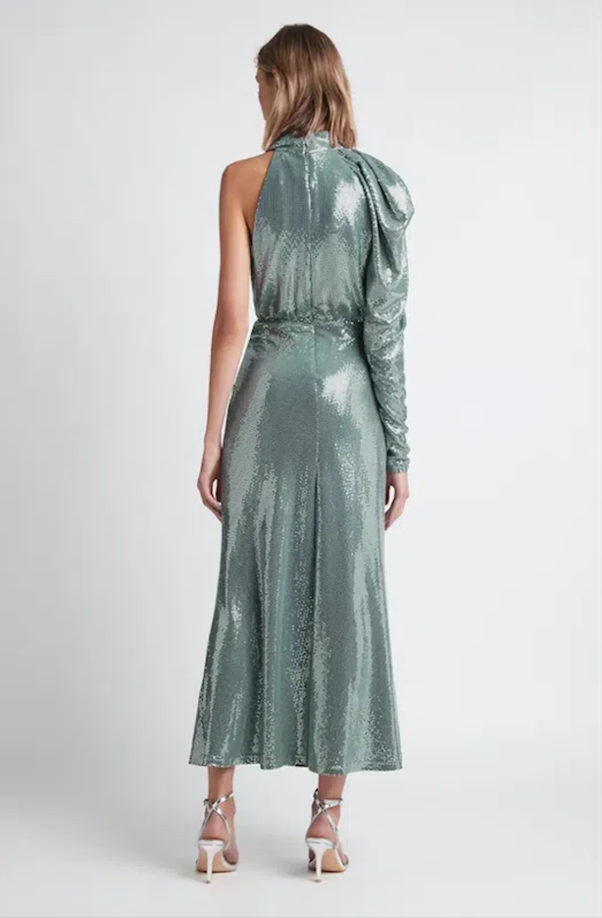 Sheike Hollywood Sequin Dress Green Size AU 8 - Image 2