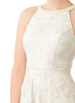 Review Diamonds Are Forever Dress White Size AU 8 for rent on The Volte - image 2