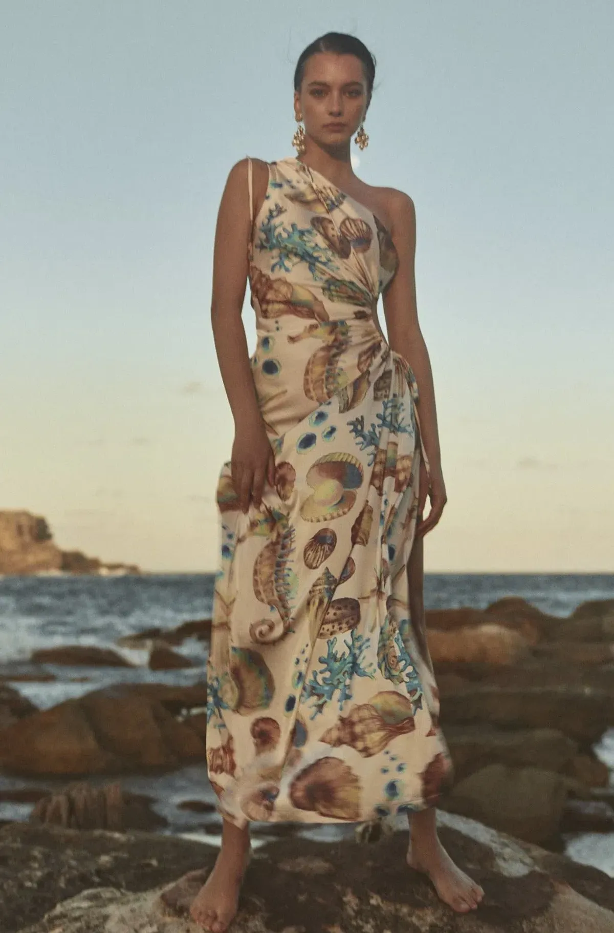 Sonya Moda Nour Maxi Dress Seashell Size 10 / M - Image 1