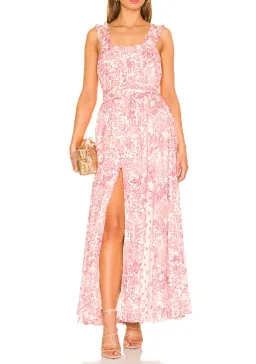 Hemant & Nandita Suki maxi dress pink size 12 for rent on The Volte - image 4