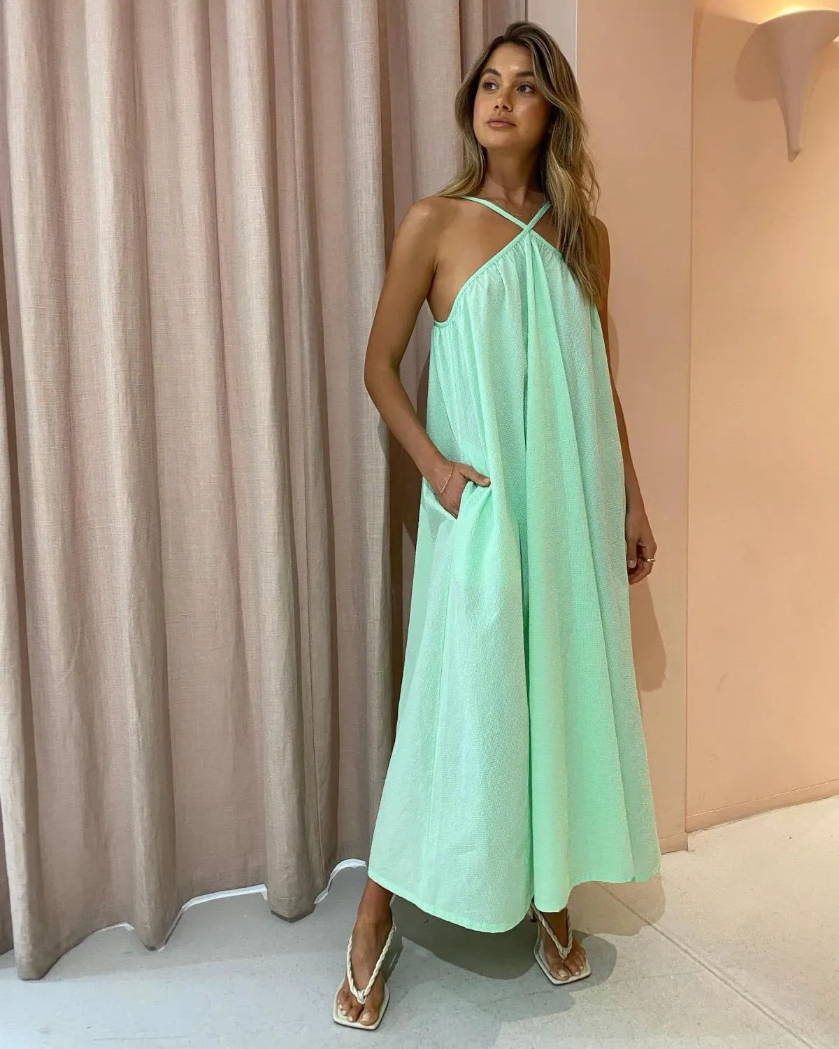 Blanca Verity Dress Mint Green One Size - Image 1