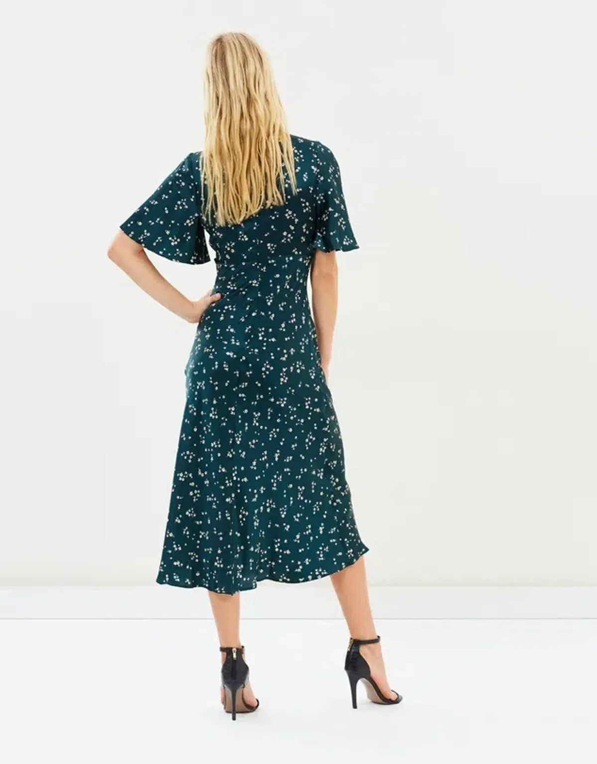 Bec & Bridge Jardin Midi dress Green Size 14 - Image 4