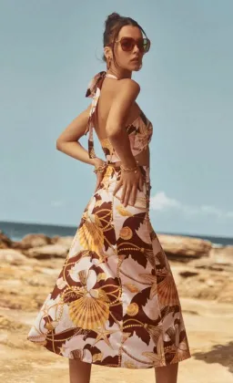 Sonya Moda Seashell Soiree Set Brown Size AU 8 for rent on The Volte - image 4