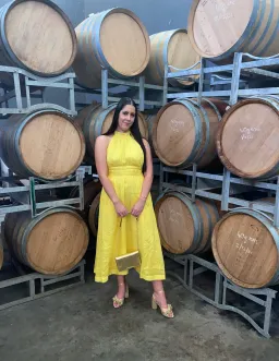 Zimmerman Shelly Linen Halter Neck Mini Dress Yellow Size 2/Au 12  for rent on The Volte - image 2