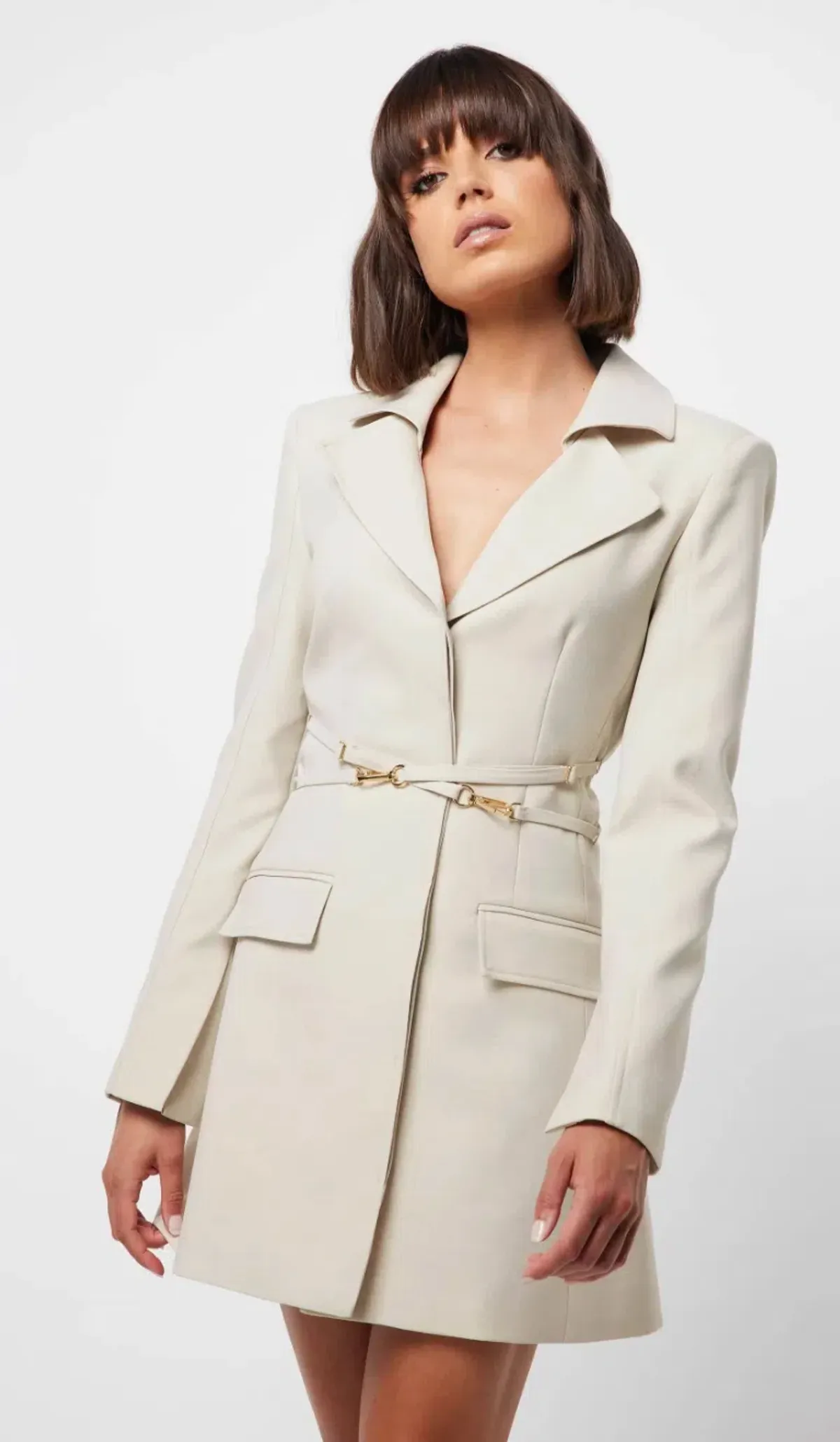 Mossman Spectrum Blazer Dress Natural Size 6 - Image 2