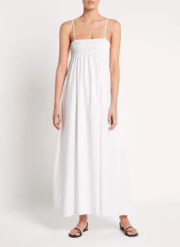 Faithfull the Brand Urtica Maxi Dress White Size 10  for rent on The Volte - image 1