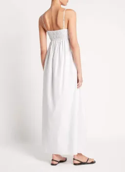 Faithfull the Brand Urtica Maxi Dress White Size 10  for rent on The Volte - image 3
