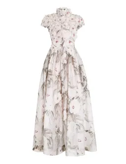 Zimmermann Botanica Rose Mallow Gown Floral Size 0/ AU 8 for rent on The Volte - image 4