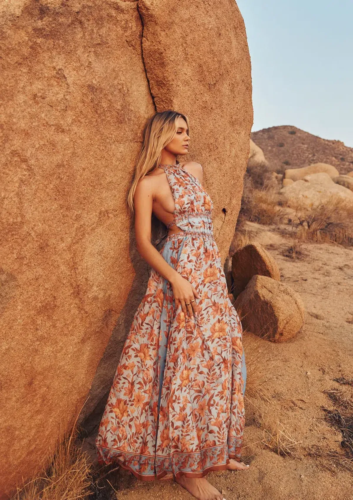 Kate Ford Azalea High Neck Gown Floral Size 6 - Image 2