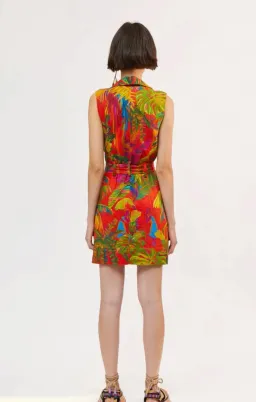 Farm Rio Urben Jungle Mini Dress Print Size 6  for rent on The Volte - image 3