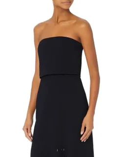 Dion Lee Strapless Laser Cut Dress Black Size AU 8 for rent on The Volte - image 4