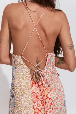 Arnhem Clothing Aurora Strappy Midi Dress Floral Multi Size 10 for rent on The Volte - image 3