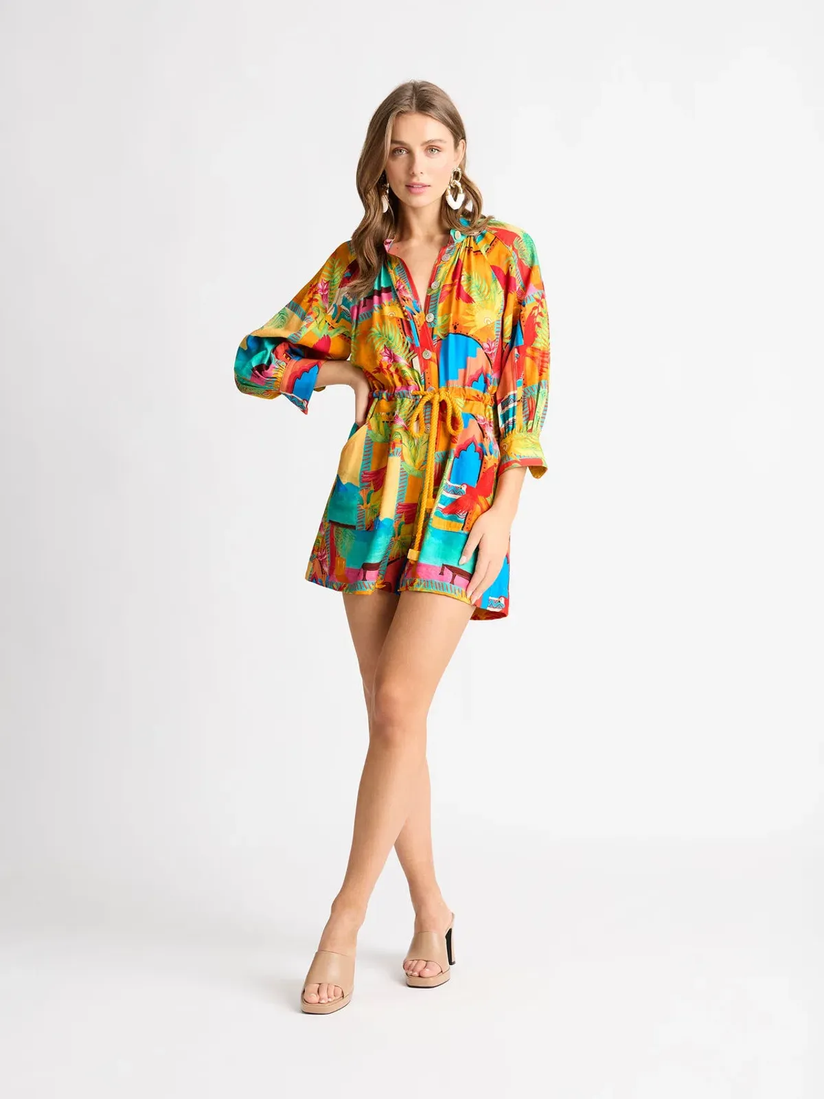 Sheike Aztec Paradise Playsuit Size 10 - Image 1