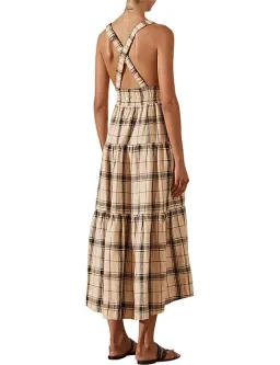 Shona Joy Indra Plunged Crossback Midi Dress Print Size 6 for rent on The Volte - image 3