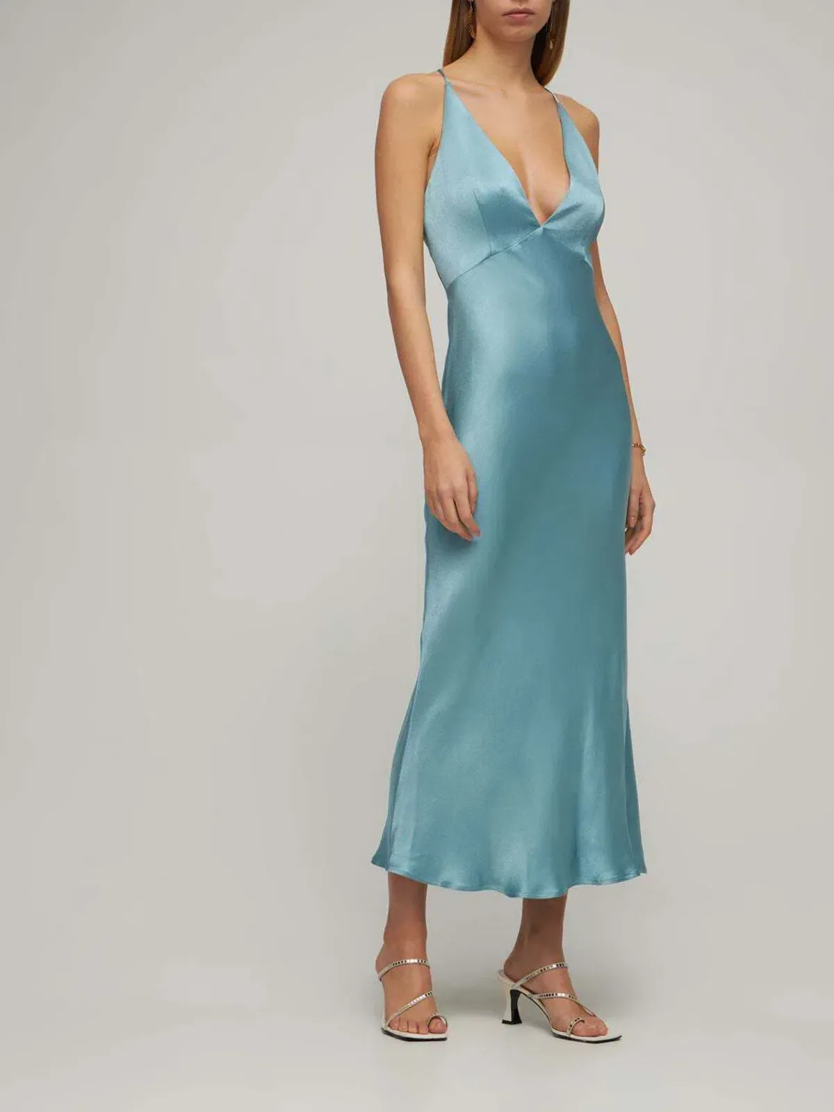 Bec & Bridge Marley Midi Dress Blue Size 8 / S - Image 5