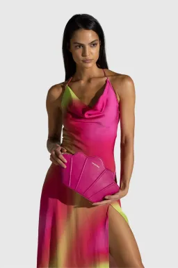 The Wolf Gang Makena Maxi Dress Neon Print Size M / Au 10 for rent on The Volte - image 2