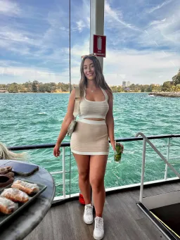 One Mile the Label New York Set Beige Size S/M for rent on The Volte - image 1