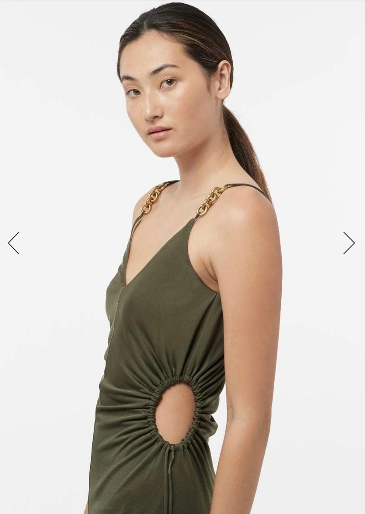 Manning Cartell Perpetual Green Dress Olive Size 6 - Image 2