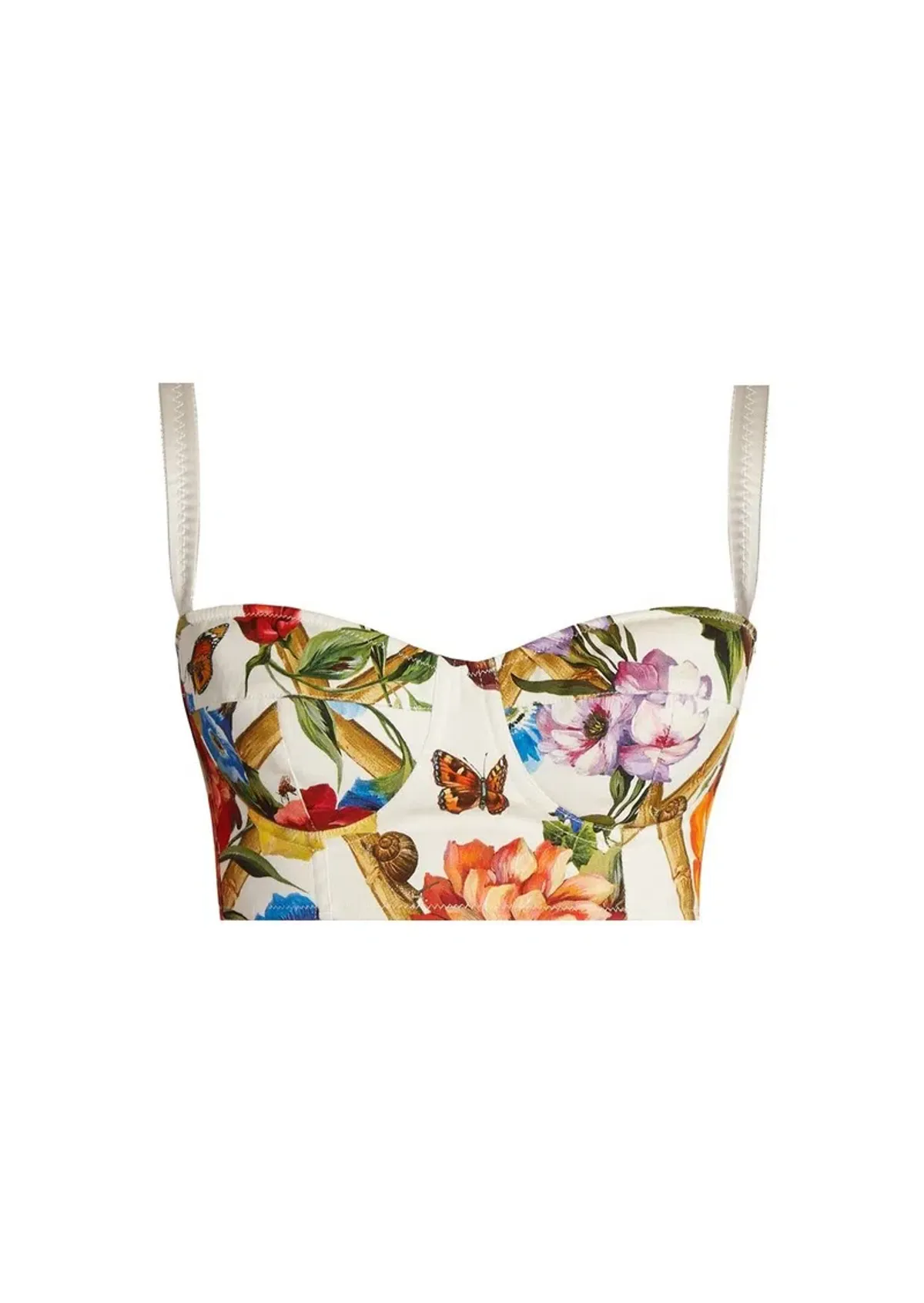 Dolce and Gabbana Bustier and Skirt Set Print Size 6 - Image 3