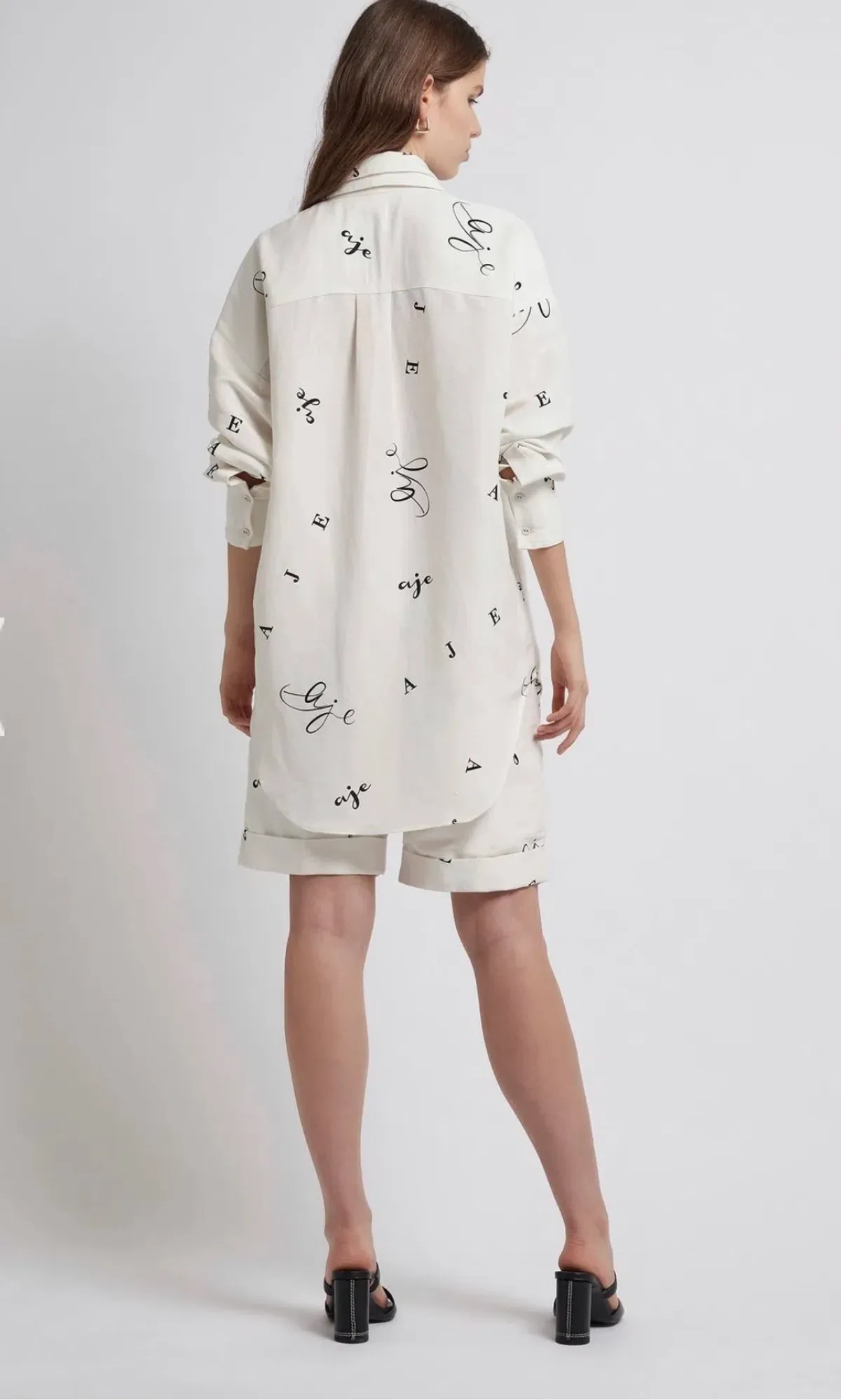 Aje Psychedelia Multi Logo Shirt Size 10 - Image 5