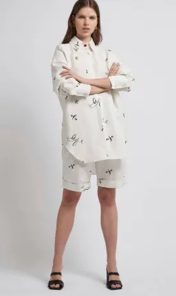 Aje Psychedelia Multi Logo Shirt Size 10 for rent on The Volte - image 3