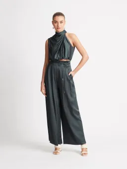 Sheike Gracie Top and High Waist Pants Set Grey Size 10 for rent on The Volte - image 2