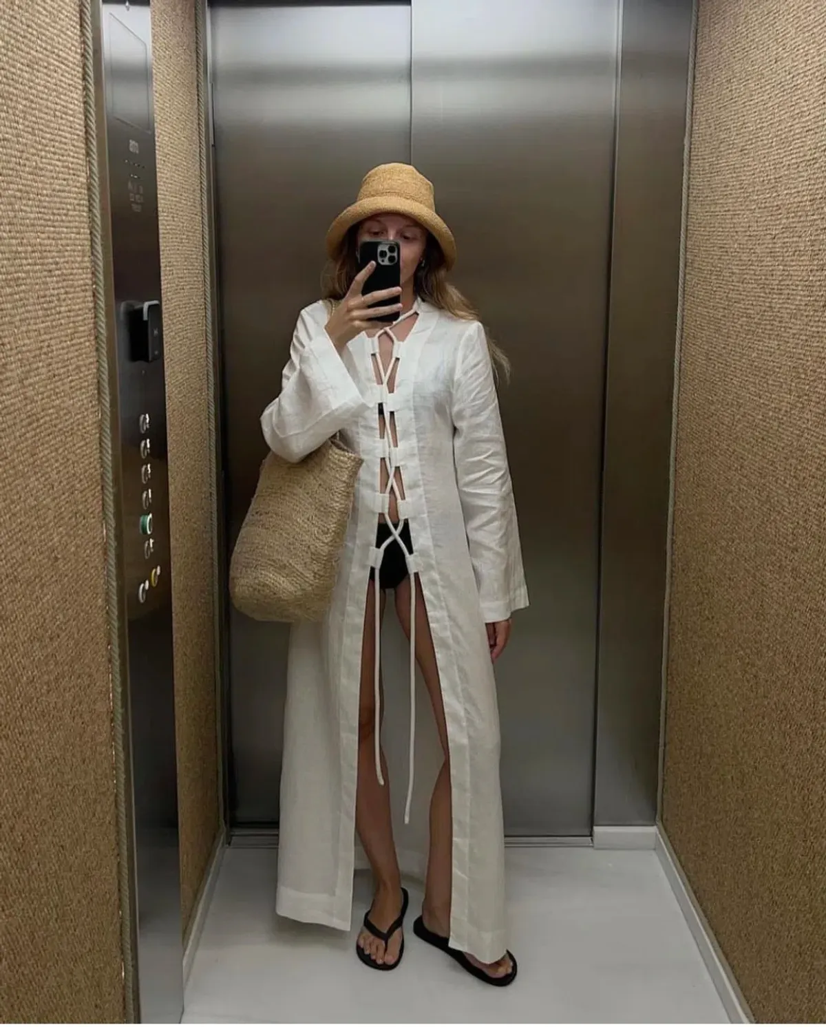 Sir the Label Mayra Corded Jacket White Size 8 - Image 2