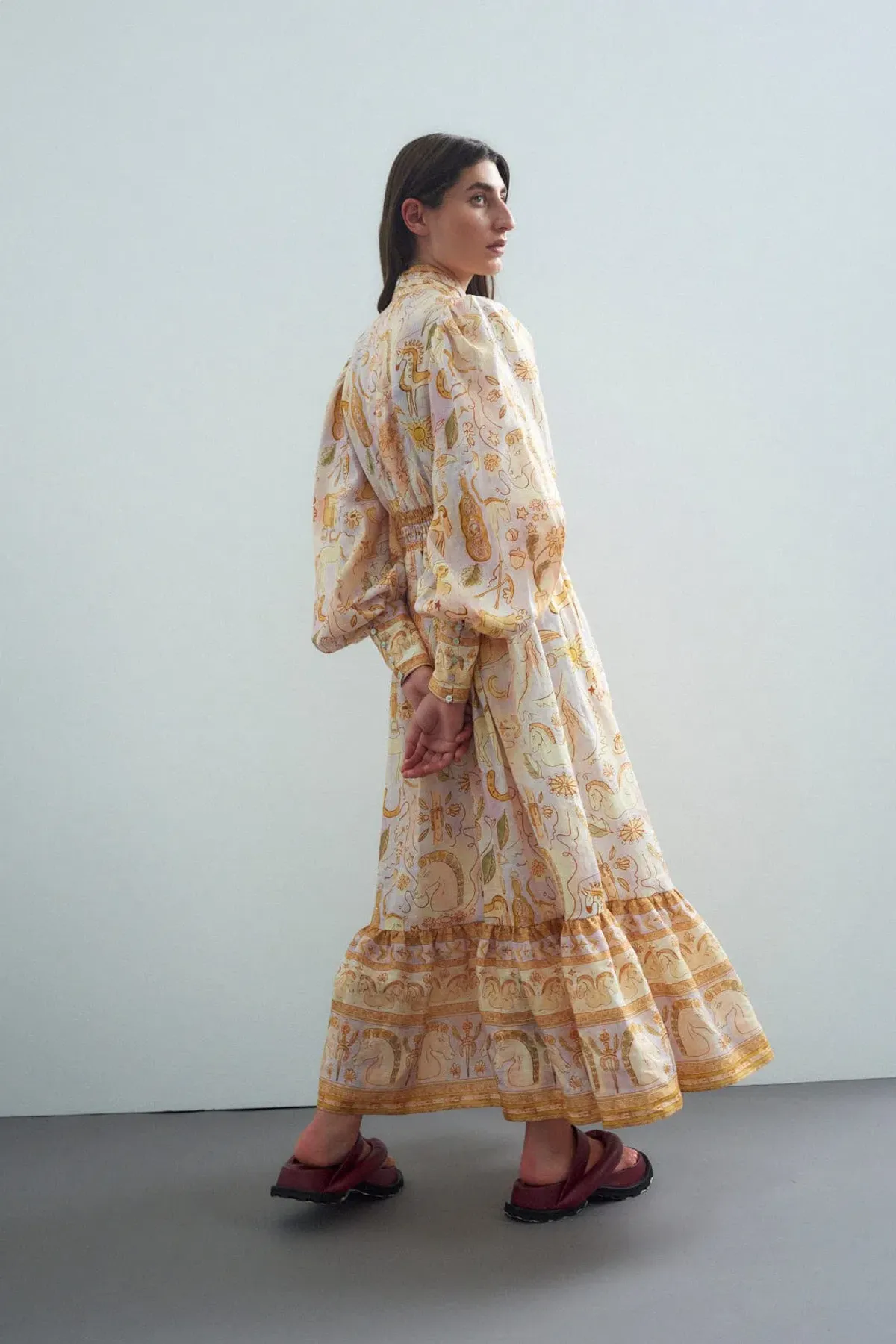 Alemais Solitaire Midi Dress Print Size 12  - Image 2