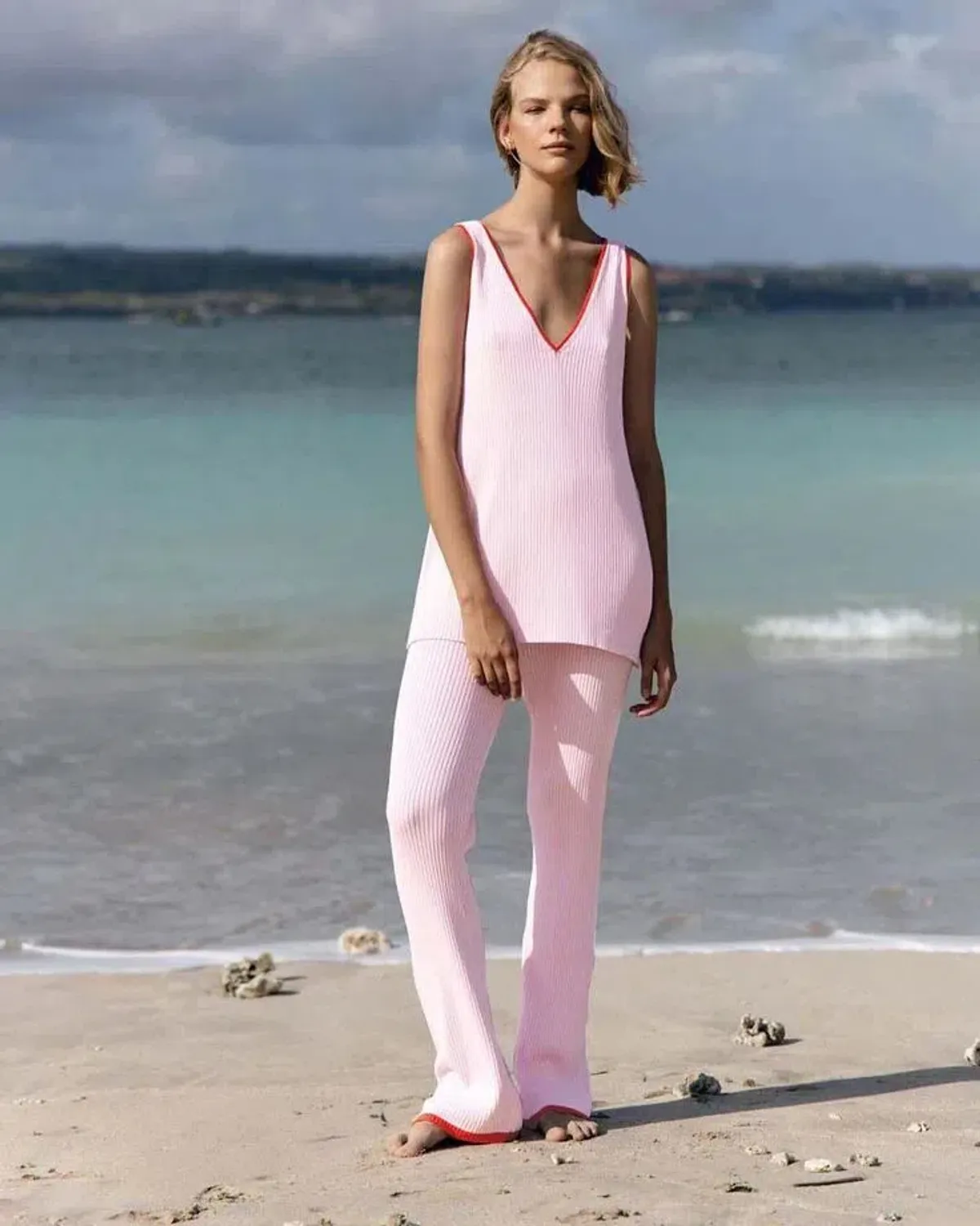 Steele The Ama Top and Richie Pants Set Pink Size 8  - Image 1