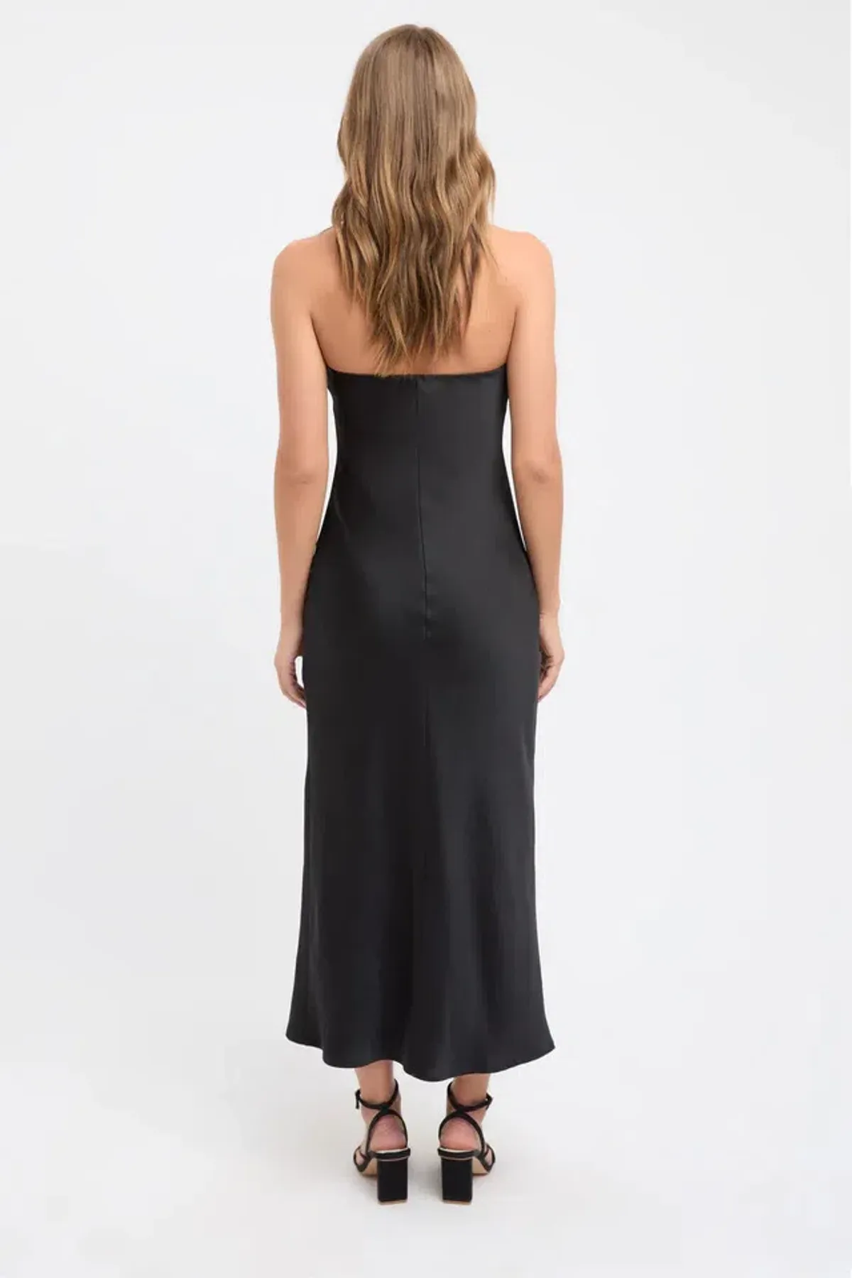 Kookai Belle Midi Slip Dress Black Size 34 / AU 6 - Image 2