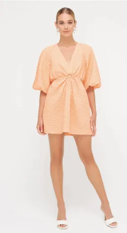 Sheike Sadie Mini Dress Peach Size AU 10 for rent on The Volte - image 1