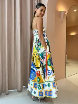 Alemais Soleil Sundress Multi Size AU 10 for rent on The Volte - image 2