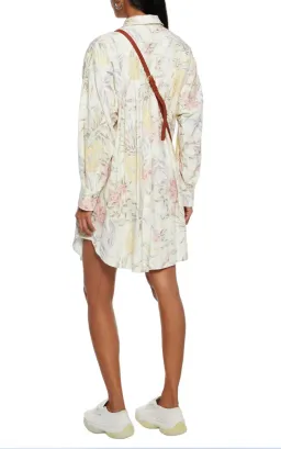 See by Chloe Pleated Dress Floral Size 40 /AU 16  for rent on The Volte - image 2